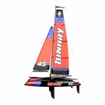 Joysway Binary 400mm Mini Catamaran RC Sailboat with 2.4GHz Radio System - JOY8807R