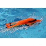 ProBoat Jet Jam 12” Pool Racer RC Boat with Transmitter, Battery and Charger (Orange) - PRB08031T1