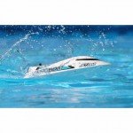 ProBoat Jet Jam 12” Pool Racer RC Boat with Transmitter, Battery and Charger (White) - PRB08031T2