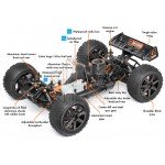 HPI Trophy Truggy 4.6 V2 RTR with 2.4GHz Radio System - 107014