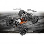 HPI Bullet ST 3.0 Nitro Stadium Truck with 2.4Ghz Radio System - 110660