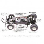 Tamiya 1/10 2WD Grasshopper Complete Assembly Kit - 58346