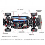 Tamiya 1/10 Subaru WRX STI 24hr Nürburgring TT-02 RC Car (Unassembled Kit) - 58645