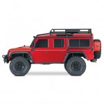 Traxxas TRX-4 1/10 Land Rover Defender Rock Crawler with TQi Radio System (Red) - TRX82056-4R