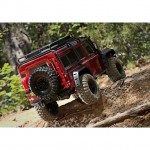 Traxxas TRX-4 1/10 Land Rover Defender Rock Crawler with TQi Radio System (Red) - TRX82056-4R