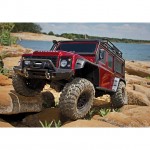 Traxxas TRX-4 1/10 Land Rover Defender Rock Crawler with TQi Radio System (Red) - TRX82056-4R