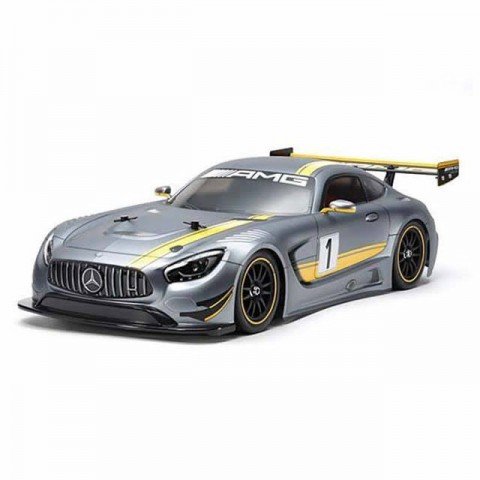 Tamiya R/C 1/10 Mercedes AMG SLS GT3 TT-02 with ESC and Motor (Unassembled Kit) - 58639