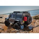 Traxxas TRX-4 1/10 Land Rover Defender Rock Crawler with TQi Radio System (Grey) - TRX82056-4G