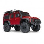 Traxxas TRX-4 1/10 Land Rover Defender Rock Crawler with TQi Radio System (Red) - TRX82056-4R