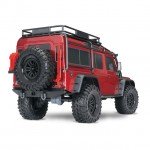 Traxxas TRX-4 1/10 Land Rover Defender Rock Crawler with TQi Radio System (Red) - TRX82056-4R