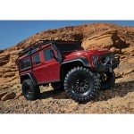 Traxxas TRX-4 1/10 Land Rover Defender Rock Crawler with TQi Radio System (Red) - TRX82056-4R