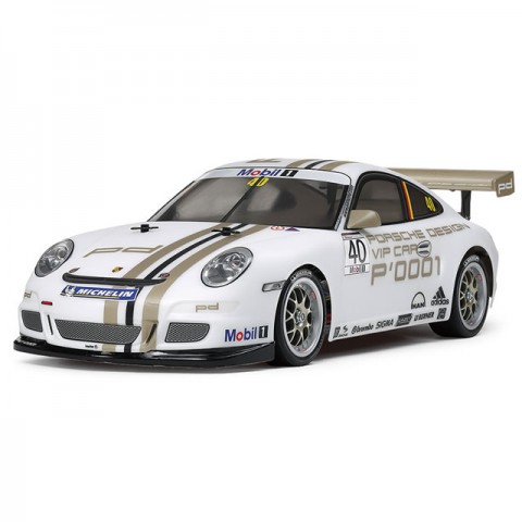 Tamiya Porsche 911 GT3 Cup 2008 4WD TT-01 RC Car (Unassembled Kit) - 47429