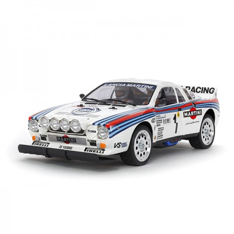 Tamiya 1/10 Lancia 037 RC Rally Car (TA02-S) (Unassembled Kit) - 58654