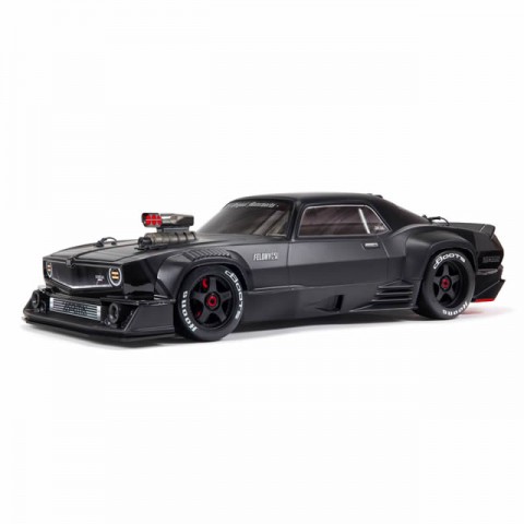 Arrma Felony 6S BLX Brushless 1/7 4WD Muscle Car with DX3 AVC Radio and Smart ESC (Black) - ARA7617V2T1