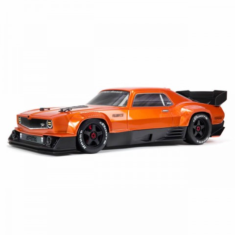 Arrma Felony 6S BLX Brushless 1/7 4WD Muscle Car with DX3 AVC Radio and Smart ESC (Orange) - ARA7617V2T2 Arrma Felony 6S BLX Brushless 1/7 4WD Muscle Car with DX3 AVC Radio and Smart ESC (Orange) - ARA7617V2T2