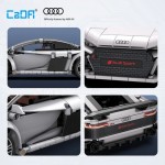 CaDa 1/14 Scale Audi R8 Coupe RC Car 536 pieces (Unassembled Brick Build Kit) - C57012W