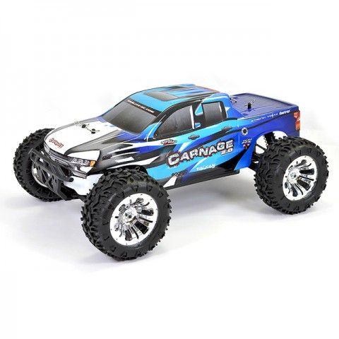 FTX Carnage 2.0 1/10 Brushed RC Truggy Truck 4WD (Blue) - FTX5537B