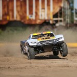 Losi 5IVE-T 2.0 1/5 4WD Short Course Petrol Truck Bind-N-Drive (Grey/Orange/White) - LOS05014T2
