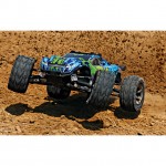 Traxxas Rustler 4X4 VXL Brushless 1/10 4WD Stadium Truck with 2.4GHz TQi Transmitter (Green) - TRX67076-4GN