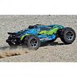 Traxxas Rustler 4X4 VXL Brushless 1/10 4WD Stadium Truck with 2.4GHz TQi Transmitter (Green) - TRX67076-4GN