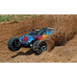 Traxxas Rustler 4X4 VXL Brushless 1/10 4WD Stadium Truck with 2.4GHz TQi Transmitter (Red) - TRX67076-4RD