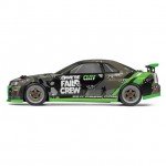 HPI Micro RS4 1/18 Drift Fail Crew Nissan Skyline R34 GT-R RC Car (Ready-to-Run) - 120101