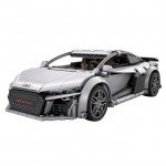 CaDa 1/14 Scale Audi R8 Coupe RC Car 536 pieces (Unassembled Brick Build Kit) - C57012W