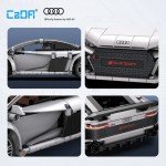 CaDa 1/14 Scale Audi R8 Coupe RC Car 536 pieces (Unassembled Brick Build Kit) - C57012W