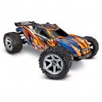 Traxxas Rustler 4X4 VXL Brushless 1/10 4WD Stadium Truck with 2.4GHz TQi Transmitter (Orange) - TRX67076-4-ORNG