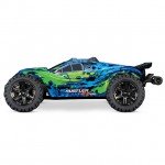 Traxxas Rustler 4X4 VXL Brushless 1/10 4WD Stadium Truck with 2.4GHz TQi Transmitter (Green) - TRX67076-4GN