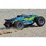 Traxxas Rustler 4X4 VXL Brushless 1/10 4WD Stadium Truck with 2.4GHz TQi Transmitter (Green) - TRX67076-4GN