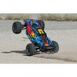 Traxxas Rustler 4X4 VXL Brushless 1/10 4WD Stadium Truck with 2.4GHz TQi Transmitter (Red) - TRX67076-4RD