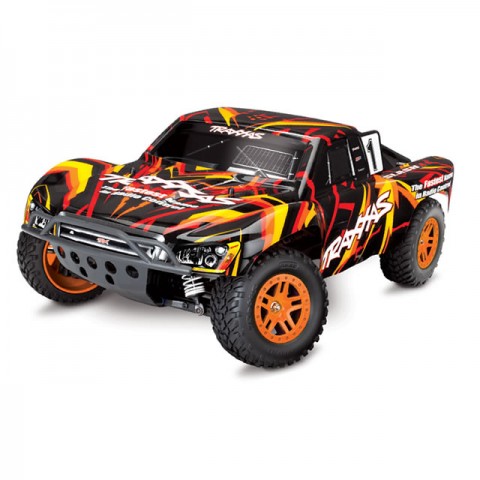 Traxxas Slash 4X4 4WD RTR Brushed Short Course Truck with TQ 2.4GHz Radio System (Orange) - TRX68054-1O