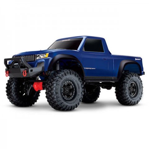 Traxxas TRX-4 Sport 1/10 Scale Trail Rock Crawler with TQ Radio System (Blue) - TRX82024-4B