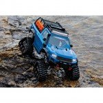 Traxxas TRX-4 1/10 Scale Trail Rock Crawler with All-Terrain Traxx and FREE Wheel Set (Blue) - TRX82034-4BLU