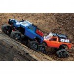 Traxxas TRX-4 1/10 Scale Trail Rock Crawler with All-Terrain Traxx and FREE Wheel Set (Blue) - TRX82034-4BLU