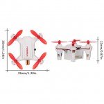 Hubsan Nano Q4 Pocket Quadcopter 4-Channel Drone with 2.4Ghz Transmitter - H001