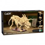 CaDA Dinosaur Fossils Triceratops 272 Pieces (Unassembled Brick Build Kit) - C59013W