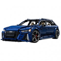 CaDa 1/8 Scale Master Audi RS6 Avant Building Blocks 4663 Pieces (Unassembled Brick Build Kit) - C61515W