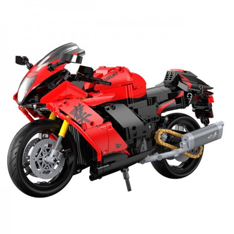 CaDa 1/6 Scale Suzuki Hayabusa Motorbike 1043 Pieces (Unassembled Brick Build Kit) - C64051W