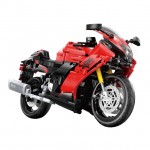 CaDa 1/6 Scale Suzuki Hayabusa Motorbike 1043 Pieces (Unassembled Brick Build Kit) - C64051W