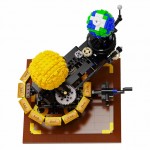 CaDA Solar System Sun, Earth and Moon 865 Pieces (Unassembled Brick Build Kit) - C71004W
