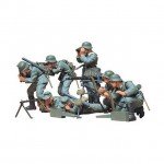 Tamiya 1/35 German Machine Gun Troops WWII (Unassembled Plastic Kit) - 35038