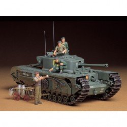 Tamiya 1/35 British Churchill MK VII Tank (Unassembled Plastic Kit) - 35210