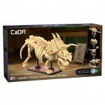 CaDA Dinosaur Fossils Triceratops 272 Pieces (Unassembled Brick Build Kit) - C59013W