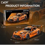 CaDA 1/8 Scale Mercedes-Benz AMG GT3 5466 Pieces (Unassembled Brick Build Kit) - C64008W