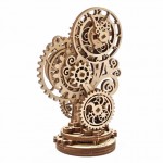 UGears Steampunk Clock 3D Wooden Mechanical Model Kit - UGR70093