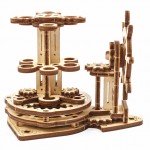 UGears 3D Wheel Organiser Wooden Mechanical Model Kit for Pens and Pencils - UGR70074