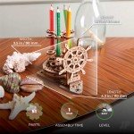 UGears 3D Wheel Organiser Wooden Mechanical Model Kit for Pens and Pencils - UGR70074