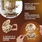 UGears Globe 3D Puzzle Mechanical Model Kit - UGR70128